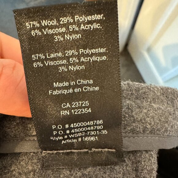 ARITZIA Talula | A Line Mini Wool Skirt Size 2 - Picture 5 of 5